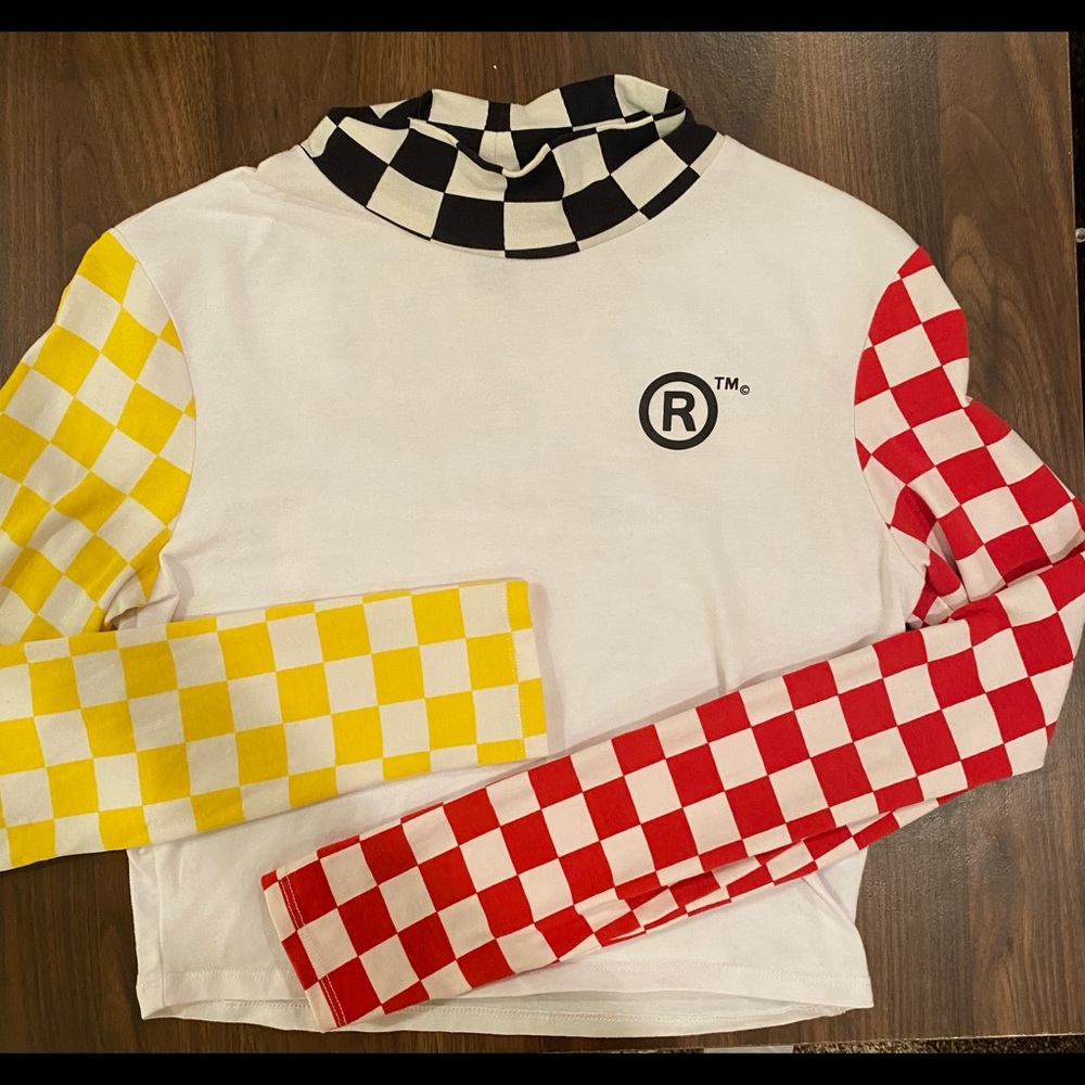 patterned crop top